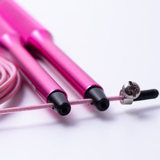 Rychlostní švihadlo Workout Kangaroo - růžové