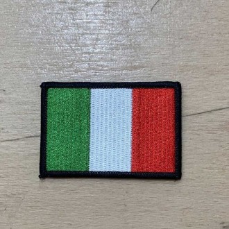 Nášivka italské vlajky se suchým zipem 7 x 5 cm