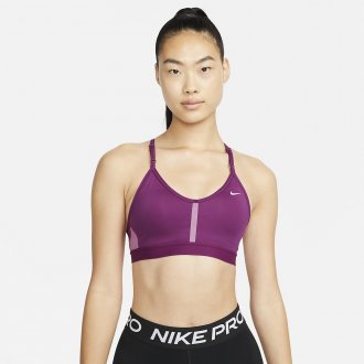 Dámská sportovní podprsenka Nike Swoosh - fialová