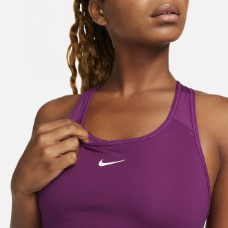 Dámská podprsenka Nike Swoosh - fialová