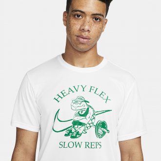 Pánské tričko Nike Heavy flex - bílé