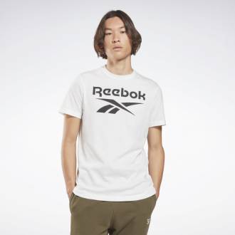 Pánské tričko Reebok Big Logo - bílé - HD4218