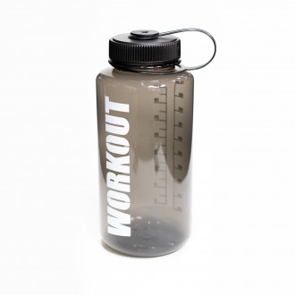 Láhev na pití WORKOUT 1000 ml - tmavě šedá