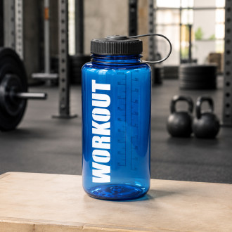 L&aacute;hev na pit&iacute; WORKOUT 1000 ml - modr&aacute;