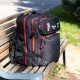 Fitness batoh WORKOUT Pro - 40 l - černý s červenými zipy