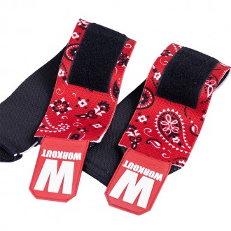 Bandáže zápěstí WORKOUT - červené