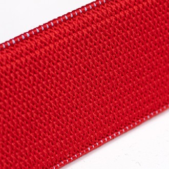 Dlouhá textilních odporová guma WORKOUT (18 kg) - červená