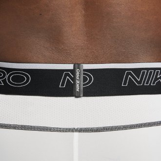 Pánské legíny Nike Pro - bílé