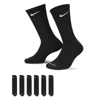 Ponožky Nike Everyday Plus Cushioned BLACK/WHITE (6 pack)