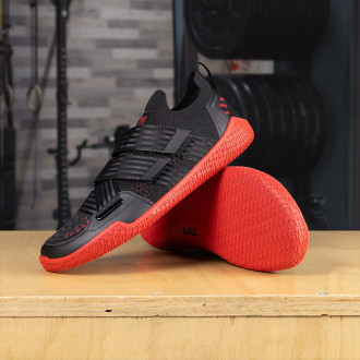 Boty TYR DropZero Barefoot Lifter - čern&eacute;/červen&eacute;