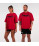 Unisex tričko CrossFit Smurf oversized Northern Spirit red alert