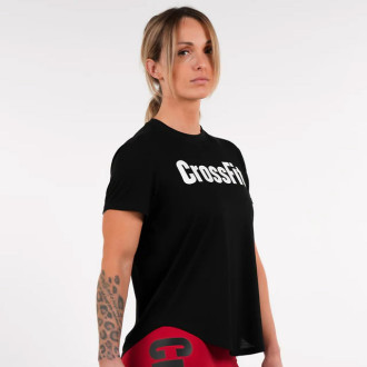 Dámské tričko CrossFit Northern Spirit epaulet - černé