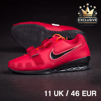 P&aacute;nsk&eacute; boty Nike Romaleos 2 - Red / Black - 46 EUR