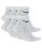 Ponožky Nike Everyday Cushioned - 6 p&aacute;rů - b&iacute;l&eacute;