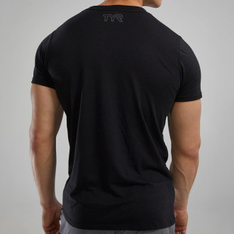 Pánské tričko TYR lehké ultrasoft - černé