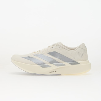Běžeck&eacute; boty adidas Adizero EVO SL Woven Shoes - b&iacute;l&aacute;/stř&iacute;brn&aacute;