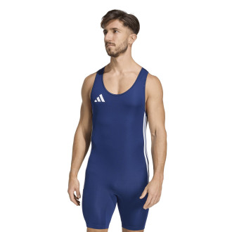 P&aacute;nsk&yacute; vzpěračsk&yacute; - powerliftersk&yacute; dres adidas modr&yacute;