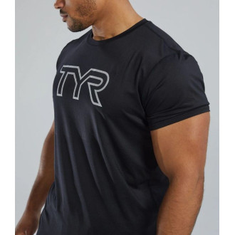 Pánské tričko TYR Airtec - černé