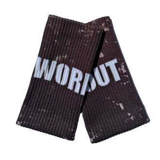 Potítka WORKOUT 2.0 dlouhé - černé camo