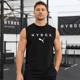 T&iacute;lko UNISEX PUMA HYROX CUTOFF - čern&eacute;