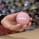 Mas&aacute;žn&iacute; m&iacute;ček Lacrosse ball WORKOUT - pudrově růžov&aacute;