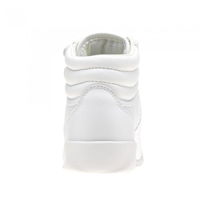 Dětské bílé závodní boty na aerobik Reebok Freestyle HI Classic f/s - 50162